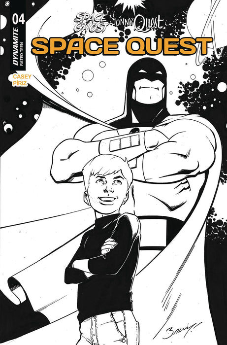SPACE GHOST JONNY QUEST SPACE QUEST #4 CVR J INC 1:10 MARK BAGLEY LINE ART VAR