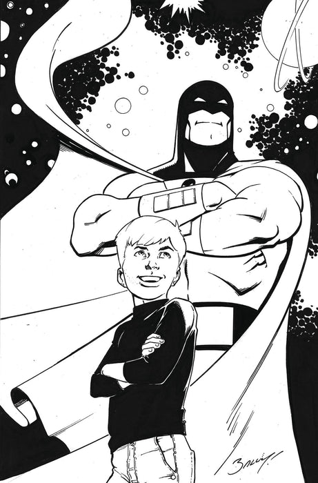 SPACE GHOST JONNY QUEST SPACE QUEST #4 CVR L INC 1:15 MARK BAGLEY LINE ART VIRGIN VAR