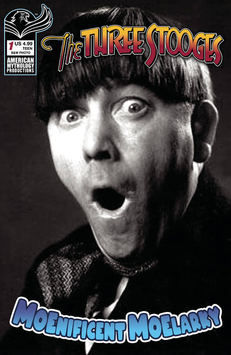 THREE STOOGES MAGNIFICENT MOELARKY #1 CVR C B&W PHOTO VAR