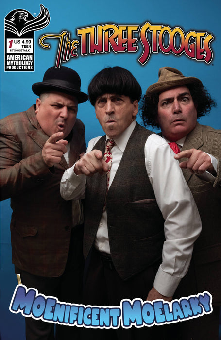 THREE STOOGES MAGNIFICENT MOELARKY #1 CVR D STOOGETALK PHOTO VAR