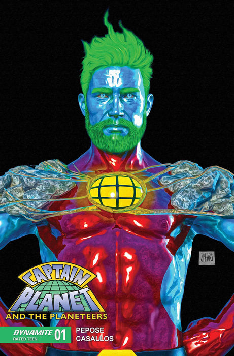 CAPTAIN PLANET #1 CVR R FOC BONUS SPEARS BLACK