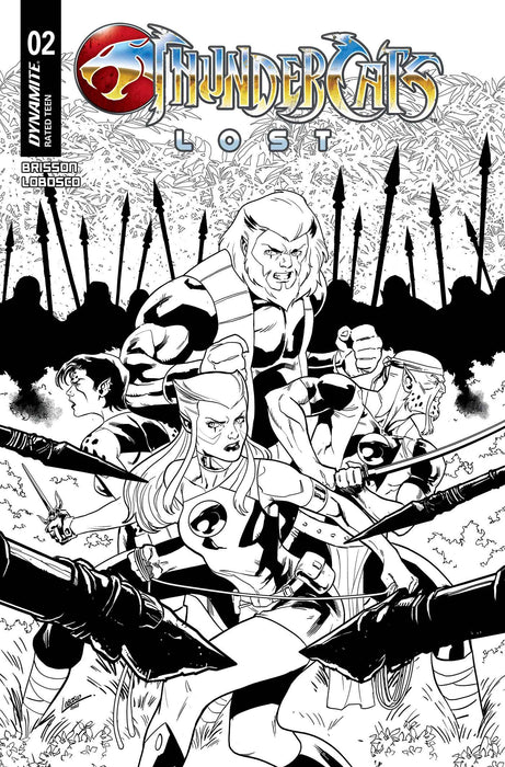 THUNDERCATS LOST #2 CVR S FOC 7 COPY INCV LOBOSCO LINE ART