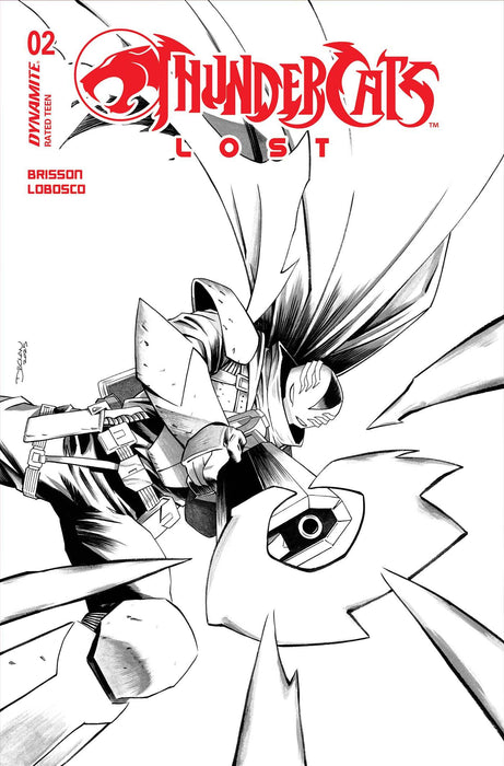 THUNDERCATS LOST #2 CVR U FOC 7 COPY INCV SHALVEY LINE ART