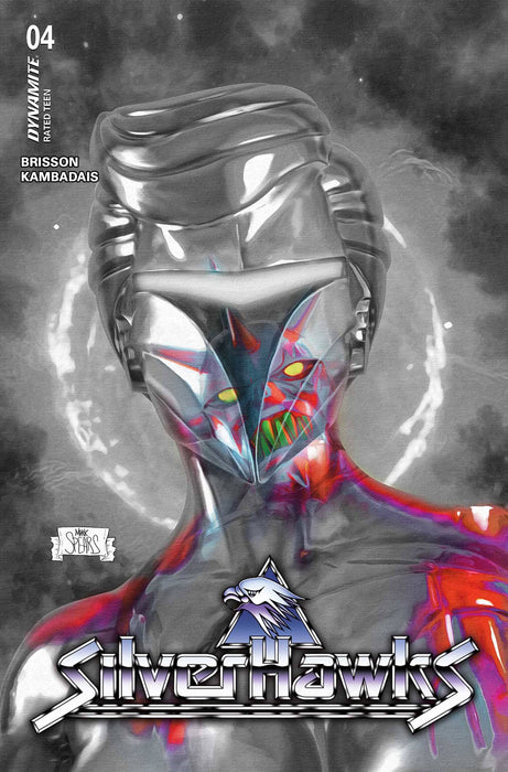 SILVERHAWKS #4 CVR Z FOC 7 COPY INCV SPEARS B&W