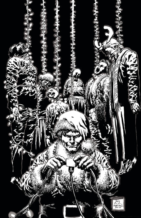 SILENT NIGHT DEADLY NIGHT DARK WINTER #2 CVR D B&W LTD ED 1/350