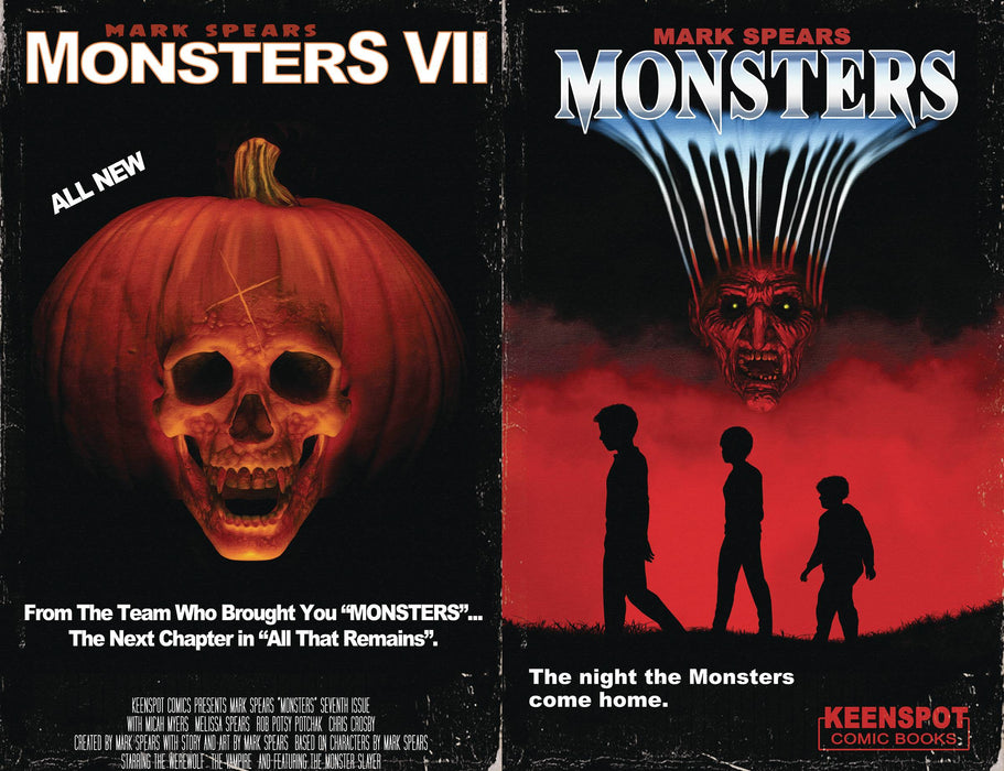 MARK SPEARS MONSTERS #7 CVR F MARK SPEARS HOLOFOIL HALLOWEEN FLIP