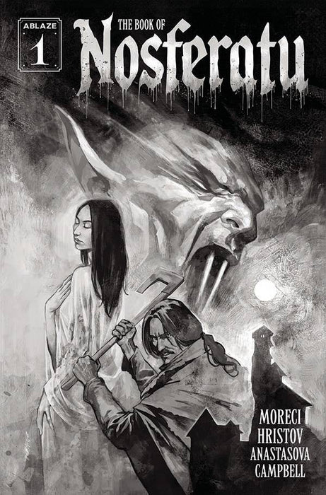BOOK OF NOSFERATU #1 CVR B HRISTOV B&W
