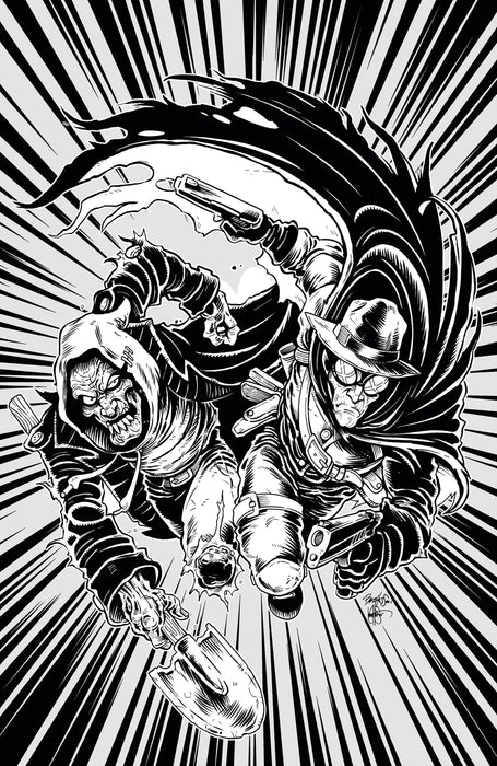 LIVING CORPSE HEXX FILES #1 CVR C B&W LTD ED 1/250