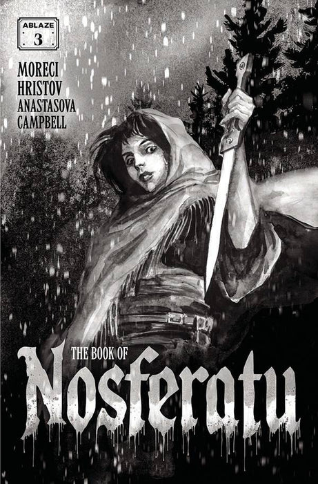 BOOK OF NOSFERATU #3 CVR B HRISTOV B&W