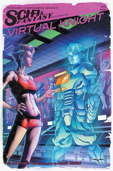 Sci-Fi Fantasy Illustrated: Virtual Knight Cover A – Sean Chen