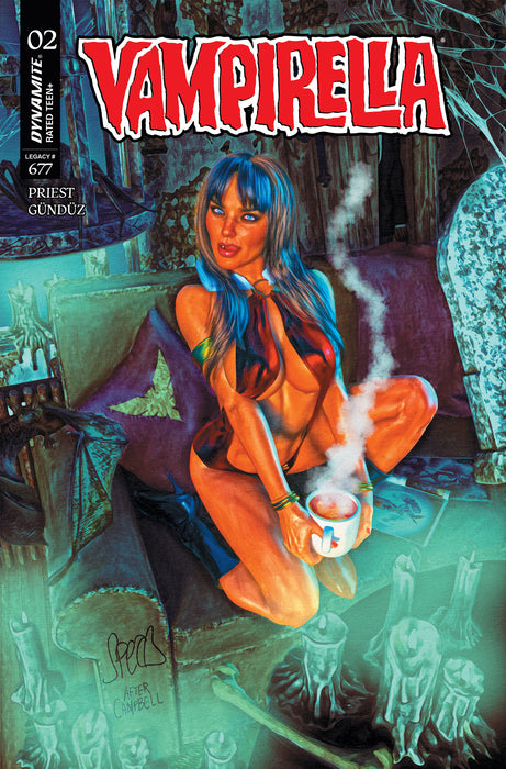 VAMPIRELLA (2025) #2 CVR ZD FOC 10 COPY INCV SPEARS BLUE
