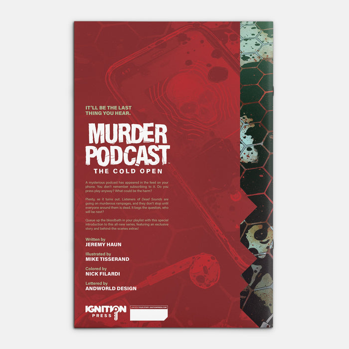Murder Podcast: The Cold Open Cover A Jeremy Haun (Signed by Jeremy Haun)