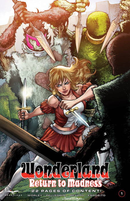 WONDERLAND RETURN TO MADNESS #1 (OF 3) CVR B HARVEY TOLIBAO