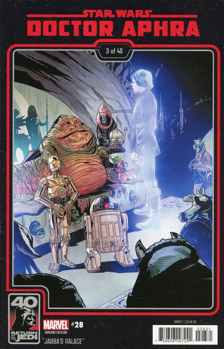 STAR WARS: DOCTOR APHRA #28 SPROUSE RETURN OF THE JEDI 40TH ANNIVERSARY VARIANT
