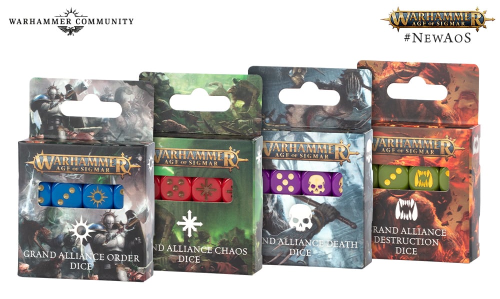 Warhammer Age of Sigmar: GRAND ALLIANCE CHAOS DICE