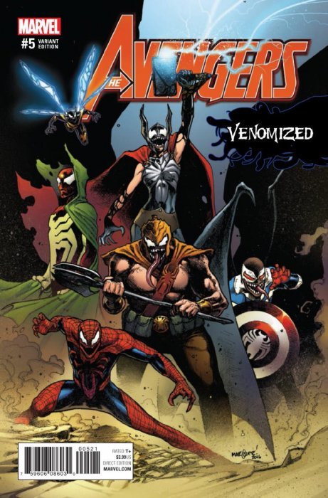 Avengers (2016) #5 (Marquez Venomized Variant)