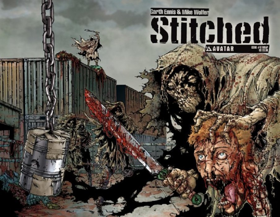 Stitched (2011) #8 (Wrap Cover)