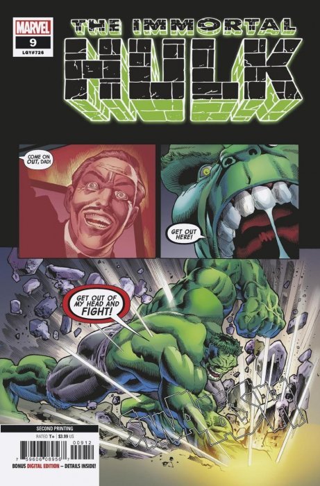 Immortal Hulk (2018) #9 (2nd Print Bennett Variant)