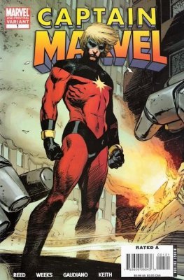 Captain Marvel (2007) #1 (2nd Print Variant)