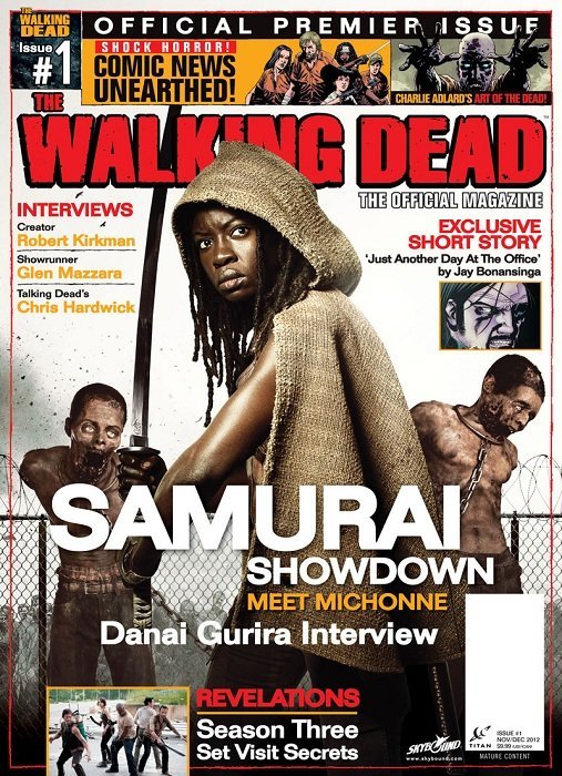 Walking Dead: Official Magazine (2012) #1 (Michonne Photo Cover)