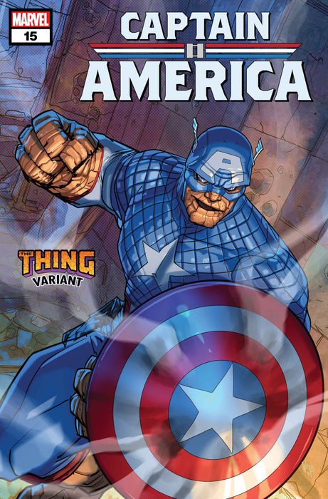 CAPTAIN AMERICA (2023) #15 PETE WOODS THE THING! VARIANT