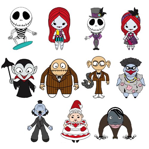 Nightmare Before Christmas 3D Foam Bag Clip Blind Bag (Series 7)