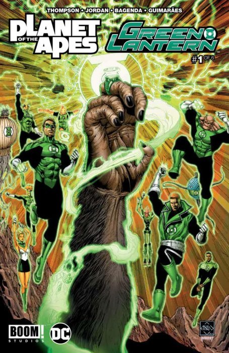 Planet of the Apes Green Lantern (2017) #1 (Main Cover)