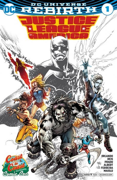 Justice League of America (2017) #1 (Coast To Coast Comic Con Exclusive Variant)