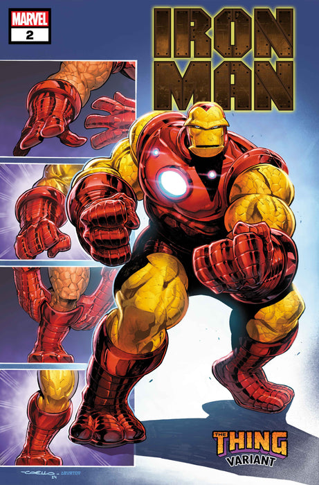 IRON MAN (2024) #2 IBAN COELLO THE THING! VARIANT