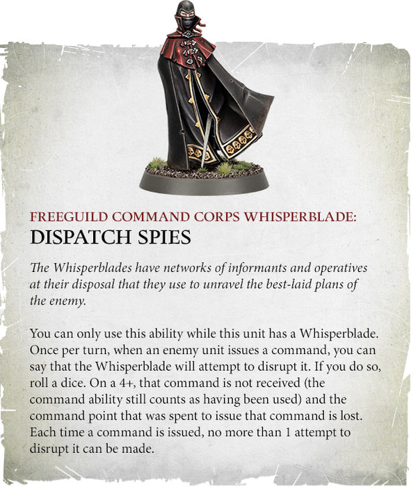 Warhammer CITIES OF SIGMAR FREEGUILD COMMAND CORPS