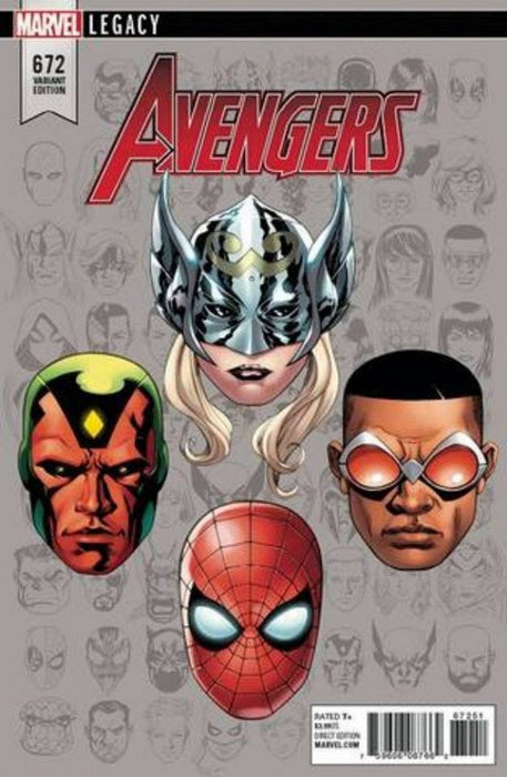 Avengers (2017) #672 (1:10 Mckone Legacy Headshot Var Legacy)