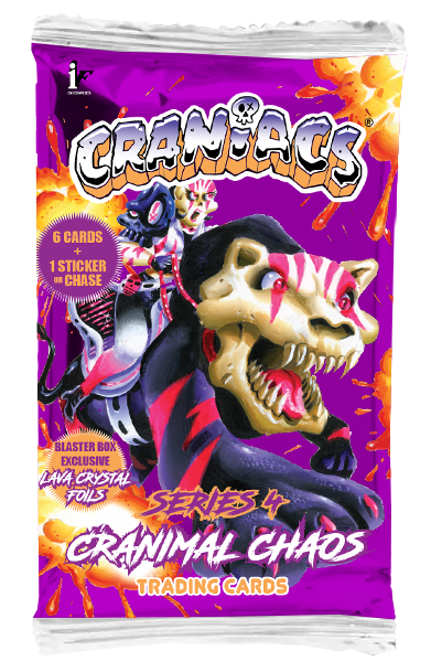CRANIACS TRADING CARDS SERIES 4 CRANIMAL CHAOS PACK