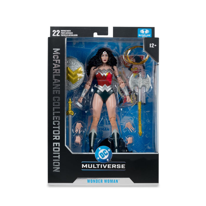 DC McFarlane Collector Edition Wave 15 Wonder Woman 1980s #61 7-Inch Scale Action Figure (Platinum Chase Variant)