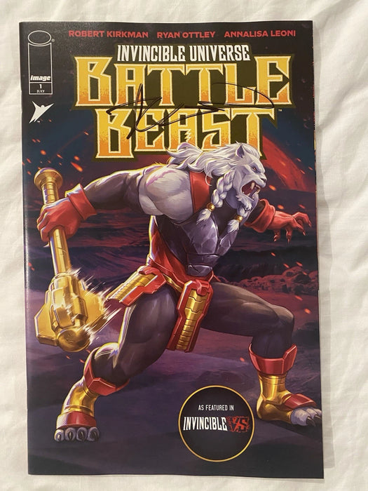 INVINCIBLE UNIVERSE BATTLE BEAST #1 SDCC 2025 Exclusive Variant (Signed by Robert Kirkman)