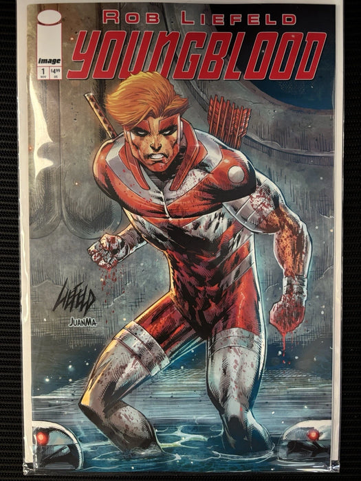 YOUNGBLOOD #1 (2025) NYCC 2025 RETAILER DAY ROB LIEFELD VARIANT COMIC BOOK