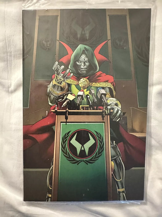 FANTASTIC FOUR 13 NYCC 2024 MARVEL PANEL VARIANT PROMO EXCLUSIVE DOCTOR DOOM