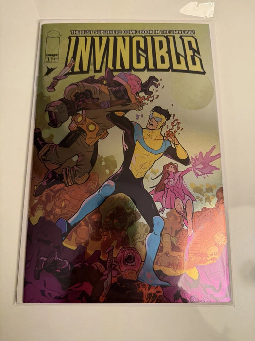 Invincible (2003) #1 NYCC 2026 PSA Foil Ryan Ottley Cover