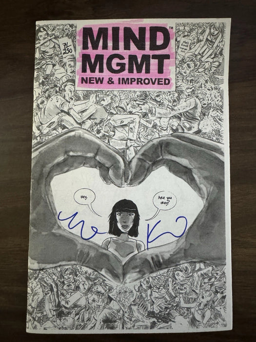 Mind Mgmt / Fort Psycho Ashcan NYCC 205/250 Signed by Matt Kindt