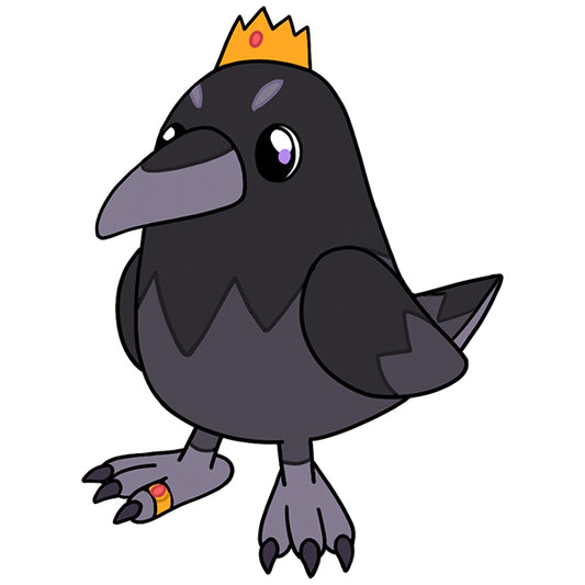 Mini Squishable King Raven