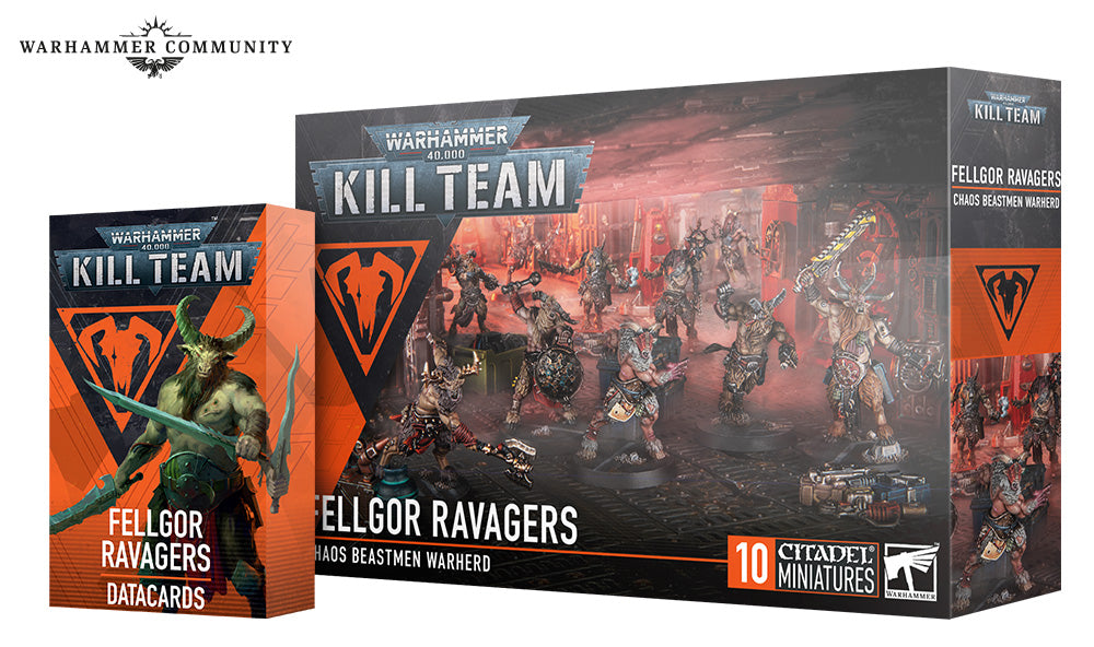 Warhammer 40,000 KILL TEAM DATACARDS: FELLGOR RAVAGERS