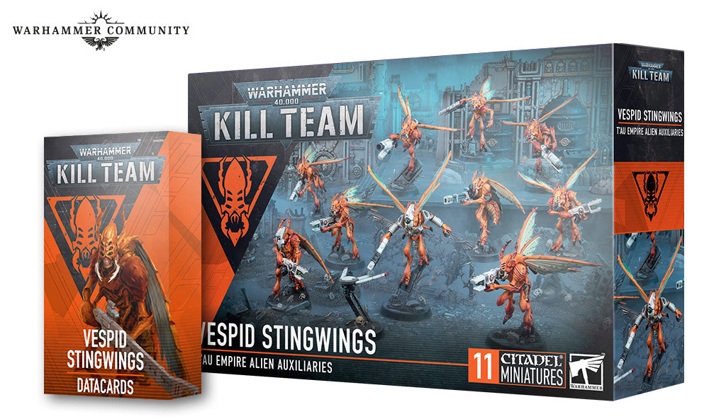 Warhammer 40,000 KILL TEAM DATACARDS:VESPID STINGWINGS