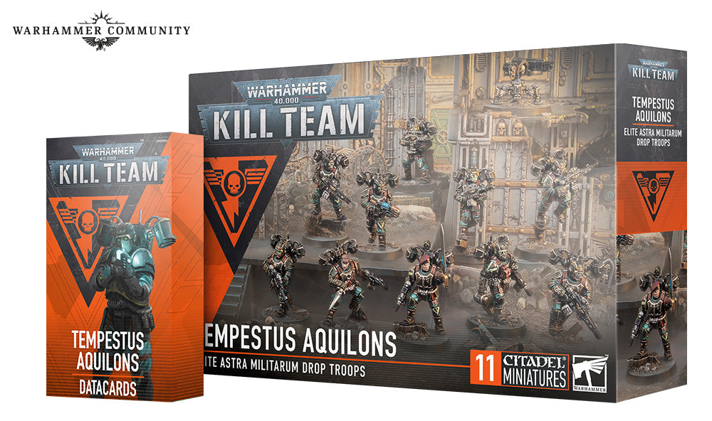 Warhammer 40,000 KILL TEAM DATACARDS: TEMPESTUS AQUILONS