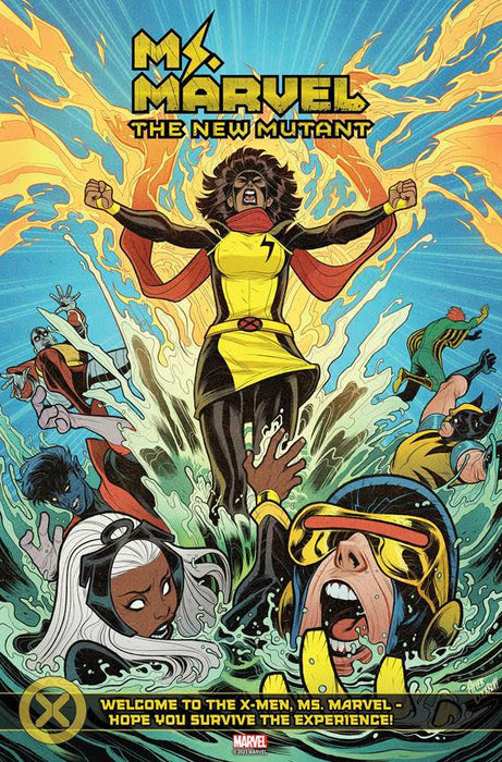 Ms. Marvel: The New Mutant #1 ELIZABETH TORQUE TEAM HOMAGE VARIANT