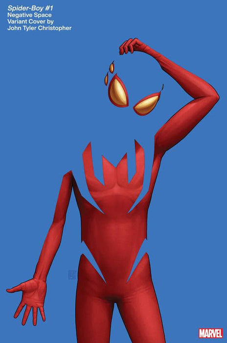 SPIDER-BOY #1 JOHN TYLER CHRISTOPHER NEGATIVE SPACE VARIANT