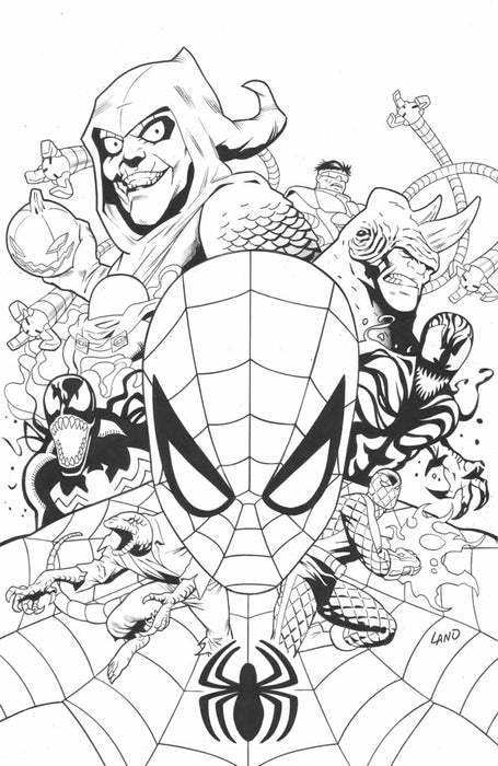 SPIDER-MAN '94 #1 GREG LAND LOCAL COMIC SHOP DAY B&W VARIANT (Only 500 Printed)