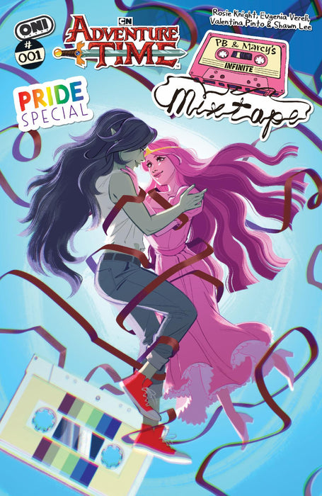 ADVENTURE TIME PRIDE SPECIAL: PB & MARCY’S INFINITE MIXTAPE #1 COVER C BY JAKI KING