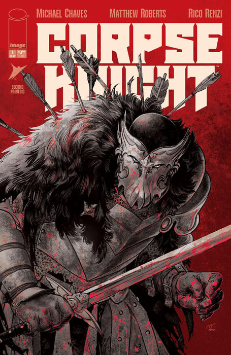 CORPSE KNIGHT #1 (OF 6) 2ND PRINTING CVR B MATTHEW ROBERTS & RICO RENZI VAR