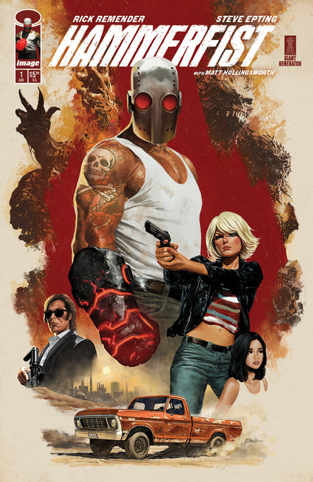 Hammerfist #1 Cover A by Steve Epting