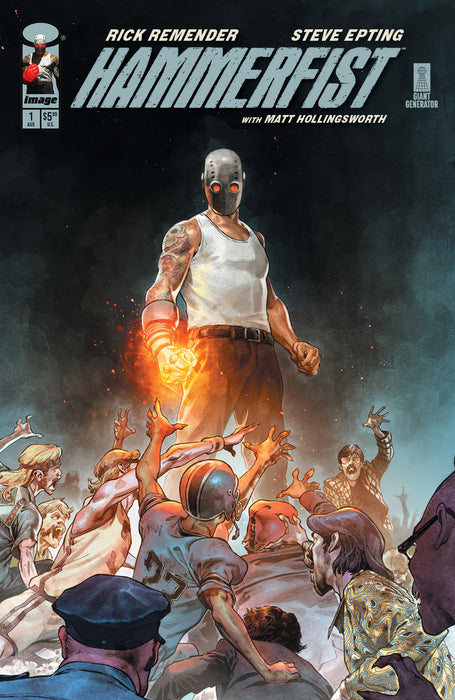 Hammerfist #1 Cover B by Jerome Opeña