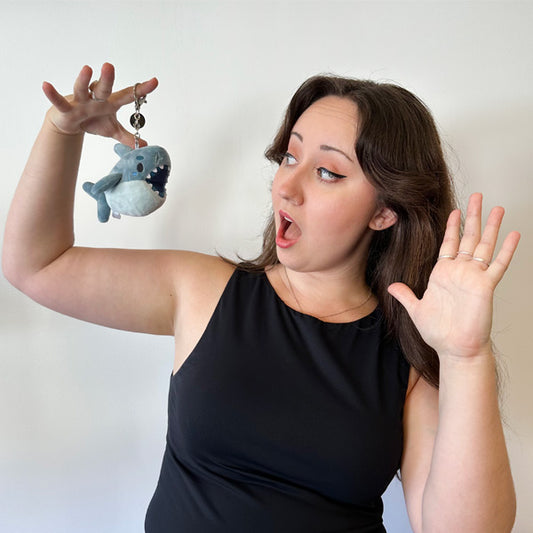 Micro Squishable Megalodon Keychain